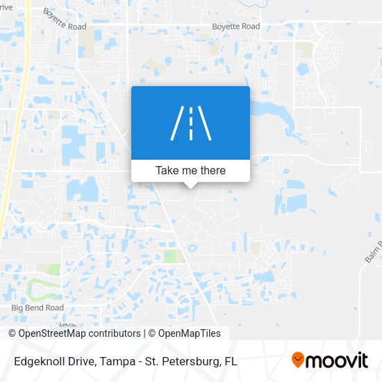 Mapa de Edgeknoll Drive