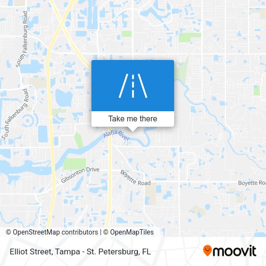 Mapa de Elliot Street