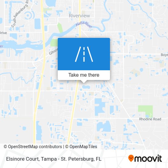 Elsinore Court map