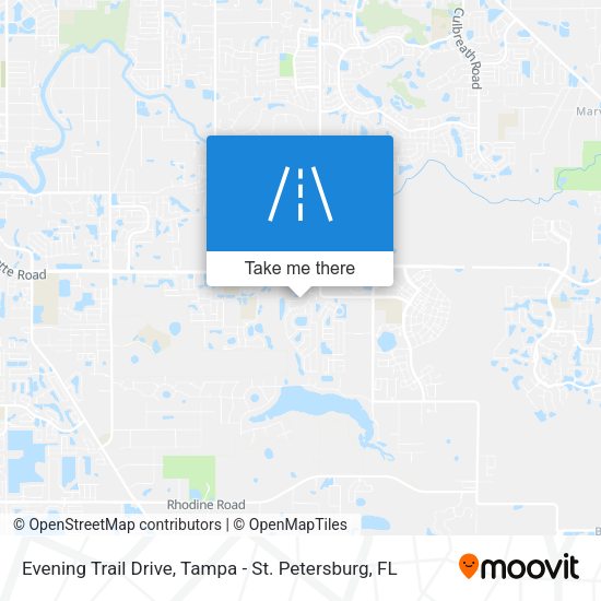 Mapa de Evening Trail Drive