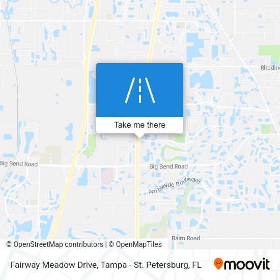Fairway Meadow Drive map
