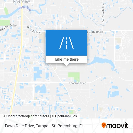 Fawn Dale Drive map