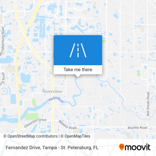 Fernandez Drive map