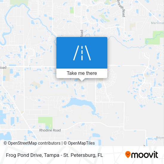 Frog Pond Drive map