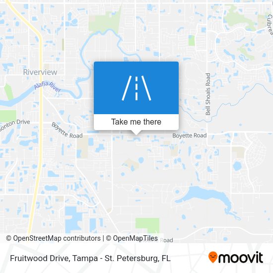 Fruitwood Drive map