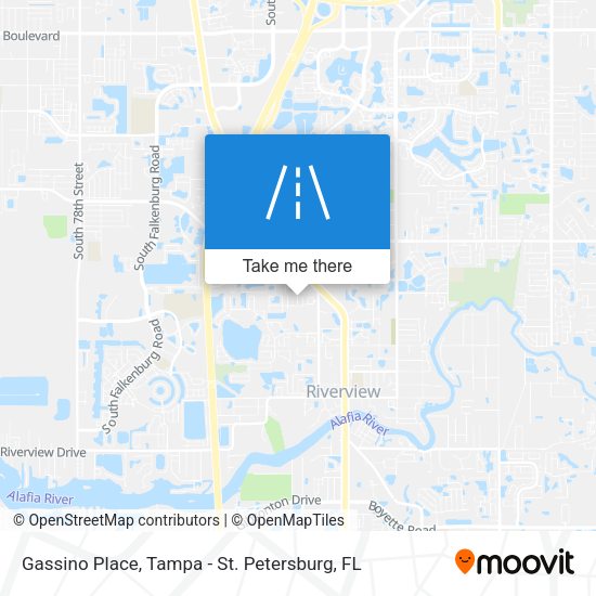 Gassino Place map