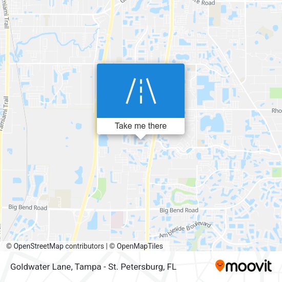 Goldwater Lane map