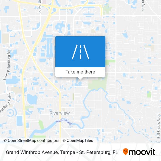 Mapa de Grand Winthrop Avenue