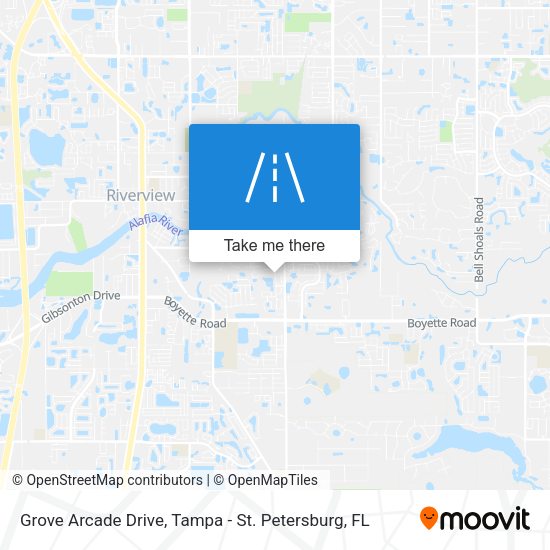 Mapa de Grove Arcade Drive