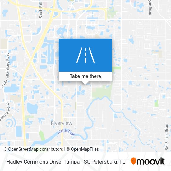 Hadley Commons Drive map