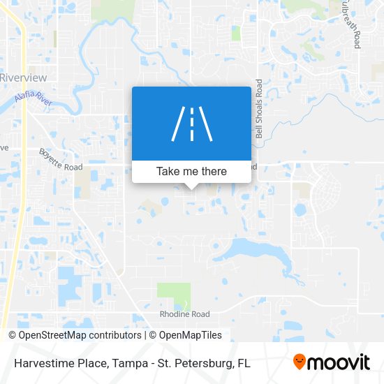 Mapa de Harvestime Place