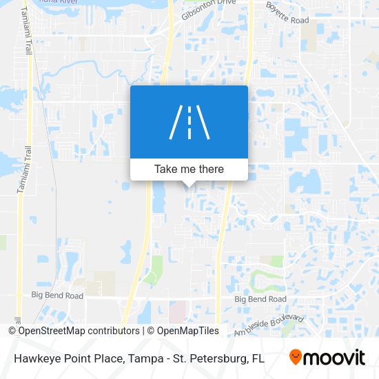 Mapa de Hawkeye Point Place
