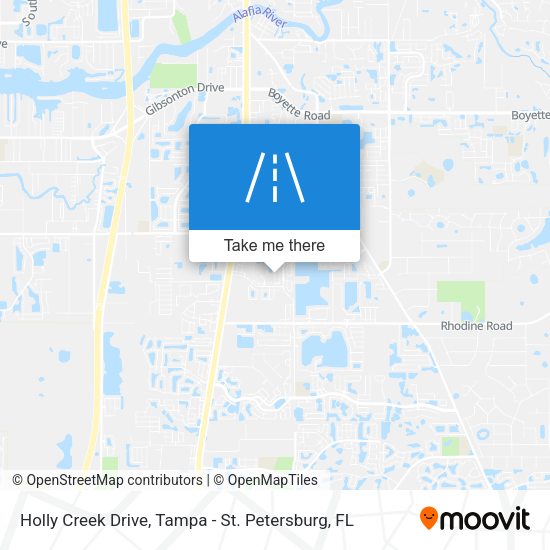 Mapa de Holly Creek Drive