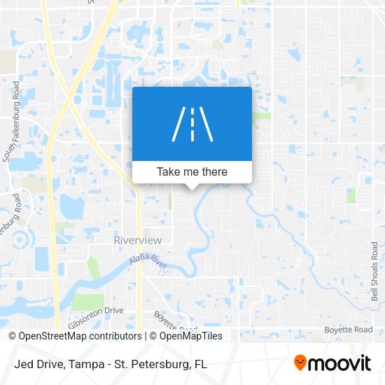 Jed Drive map