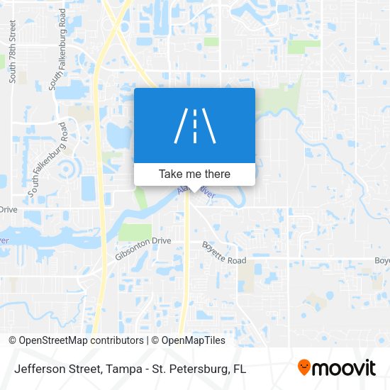 Jefferson Street map