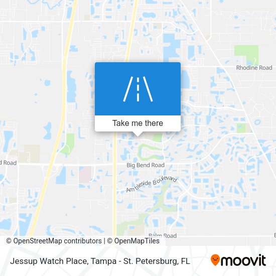 Mapa de Jessup Watch Place