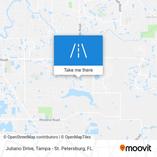 Juliano Drive map