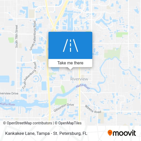 Kankakee Lane map