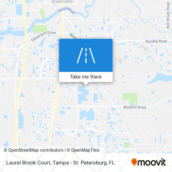 Laurel Brook Court map