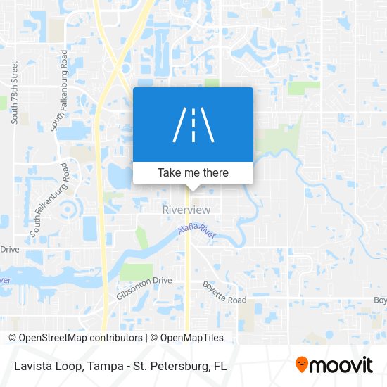 Lavista Loop map