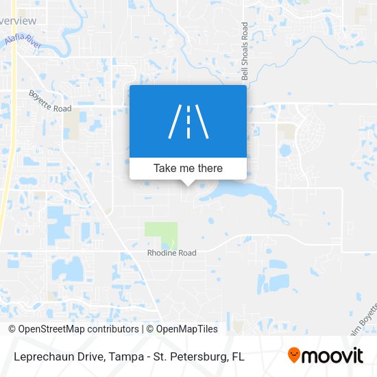 Mapa de Leprechaun Drive