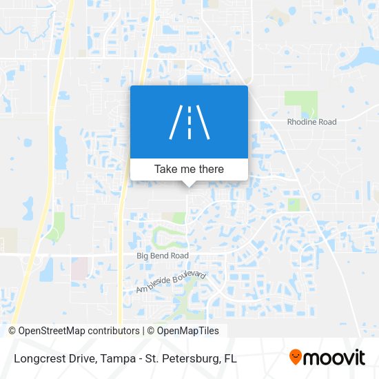 Longcrest Drive map