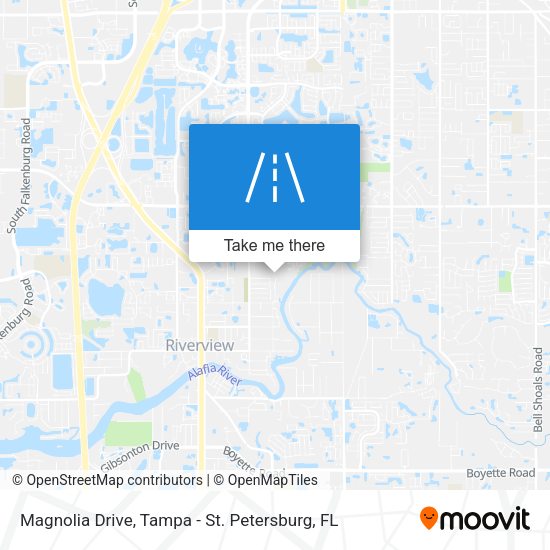 Magnolia Drive map