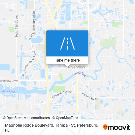 Magnolia Ridge Boulevard map