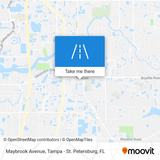 Maybrook Avenue map