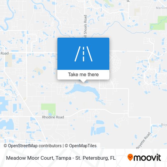 Mapa de Meadow Moor Court