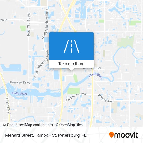 Menard Street map