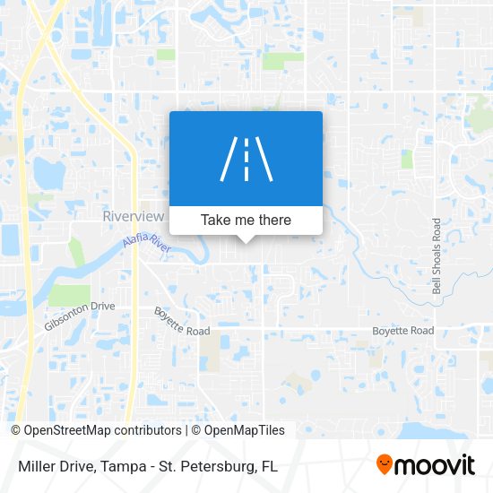 Mapa de Miller Drive