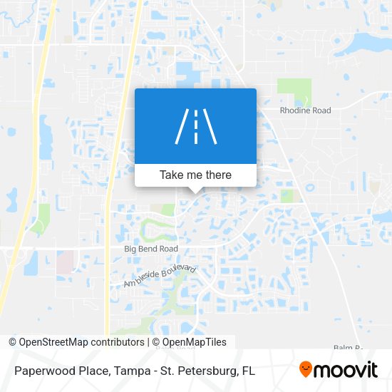 Paperwood Place map