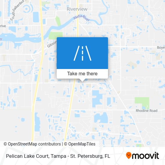 Pelican Lake Court map