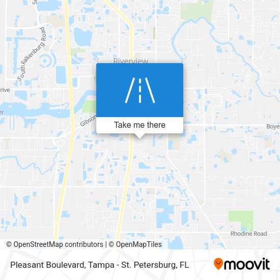 Mapa de Pleasant Boulevard