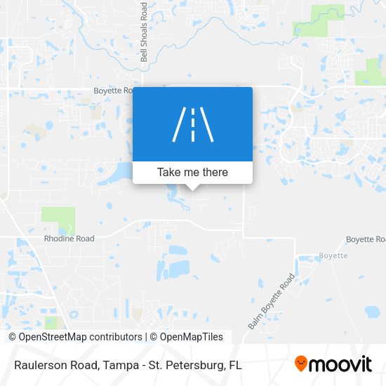 Raulerson Road map