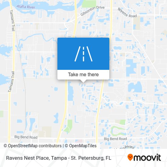 Ravens Nest Place map