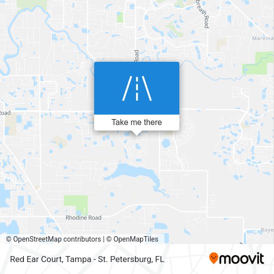 Red Ear Court map