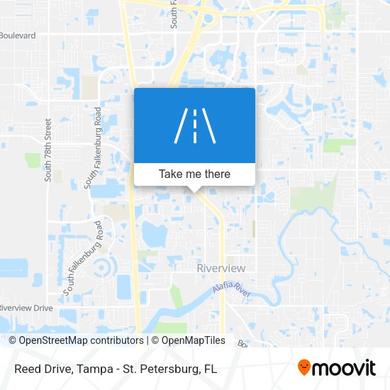 Reed Drive map