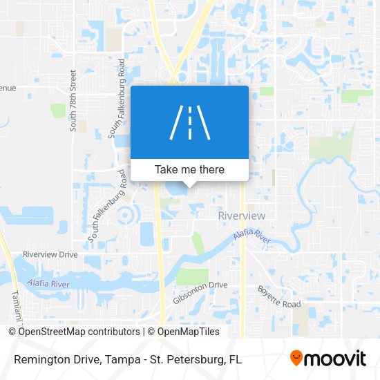 Remington Drive map