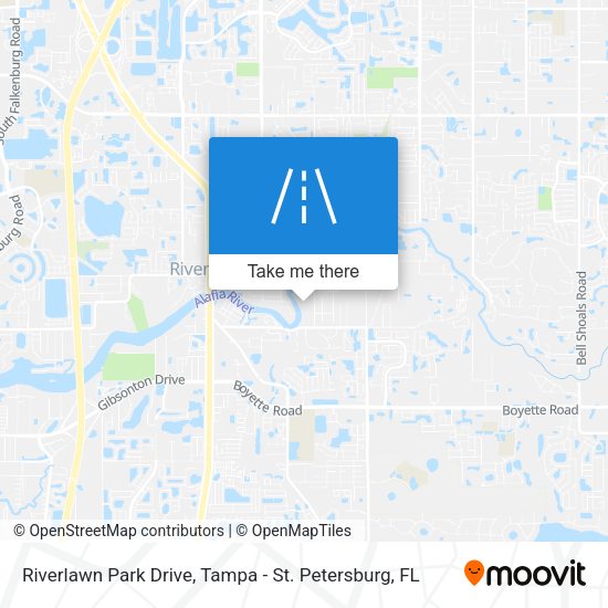 Mapa de Riverlawn Park Drive