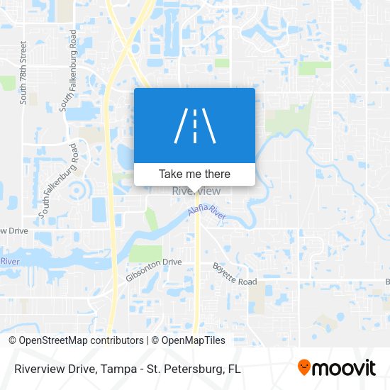 Riverview Drive map