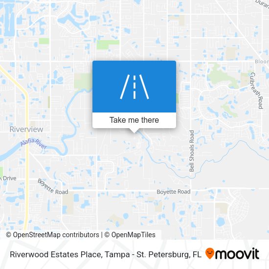 Riverwood Estates Place map