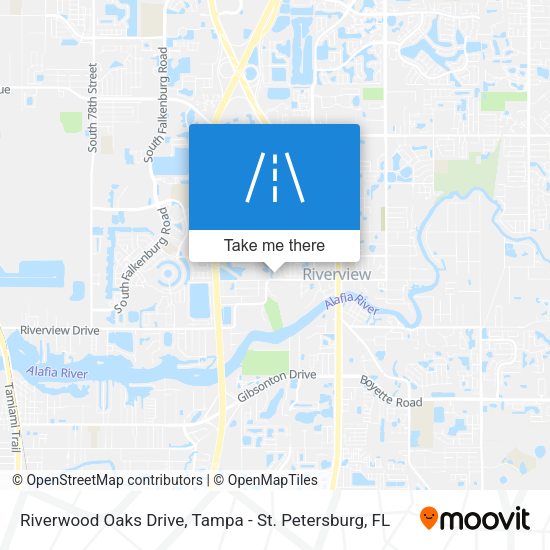 Mapa de Riverwood Oaks Drive