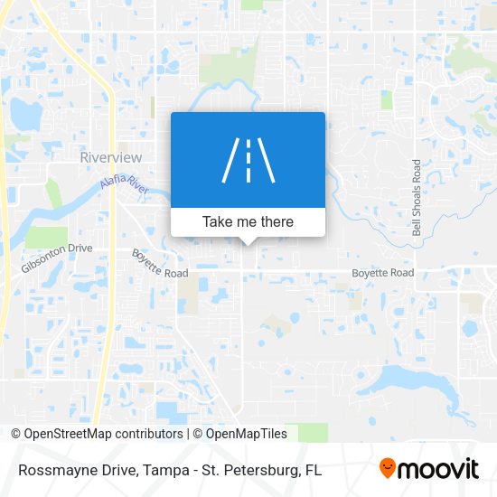 Rossmayne Drive map