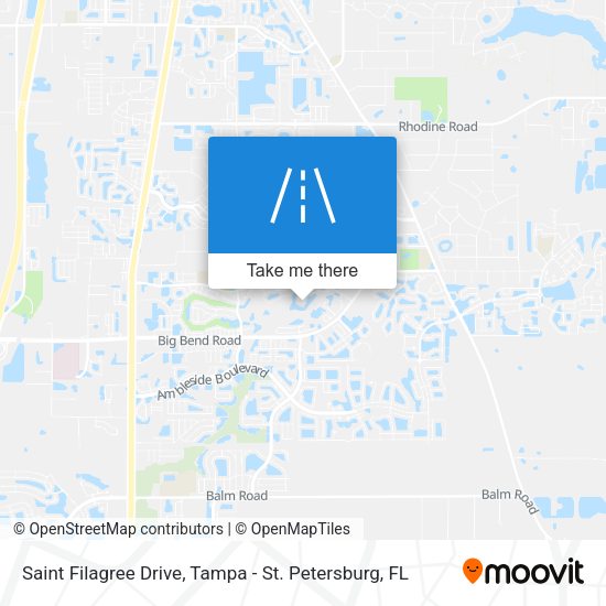 Saint Filagree Drive map