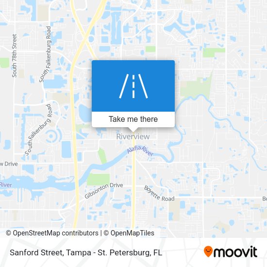 Sanford Street map