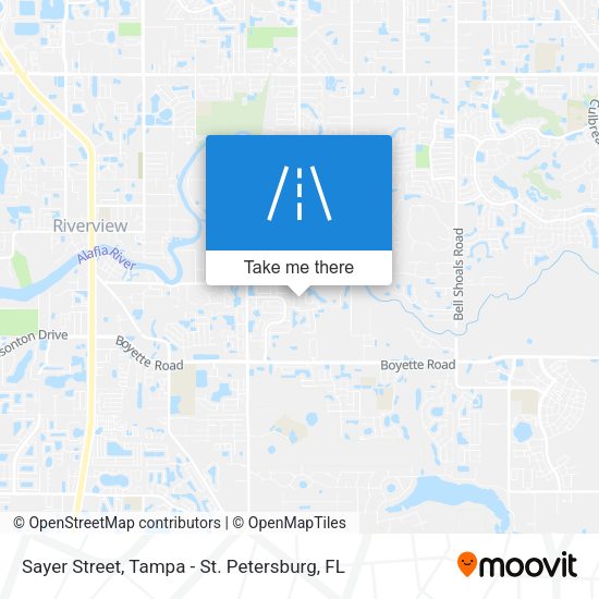 Mapa de Sayer Street