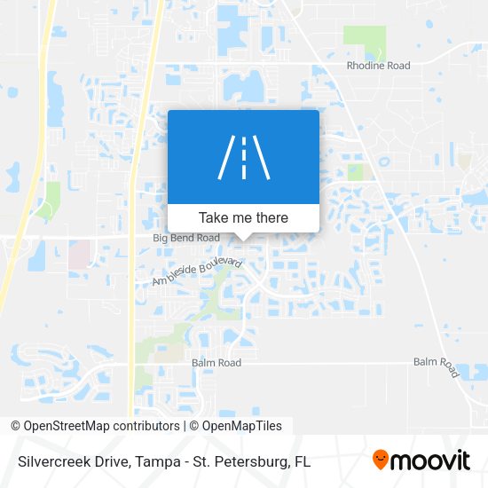 Silvercreek Drive map