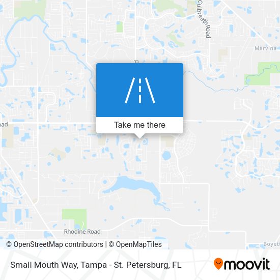 Mapa de Small Mouth Way
